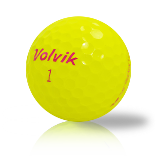 Volvik 3-Piece Lady 350 Yellow Used Golf Balls