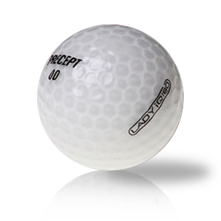 Precept Lady IQ 180 Crystal White Used Golf Balls