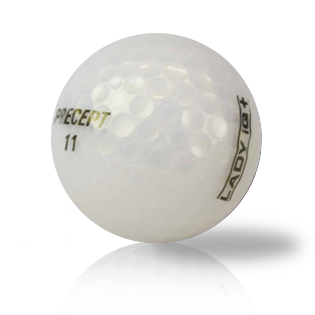 Precept Lady IQ Plus Crystal White Used Golf Balls