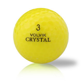 Volvik Control Crystal Yellow Used Golf Balls