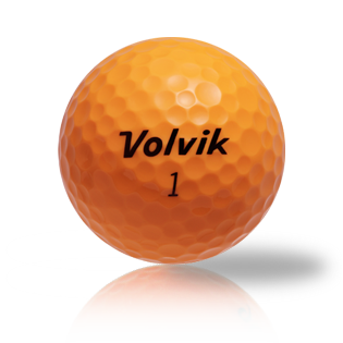 Volvik 4-Piece Vista IV Orange Used Golf Balls