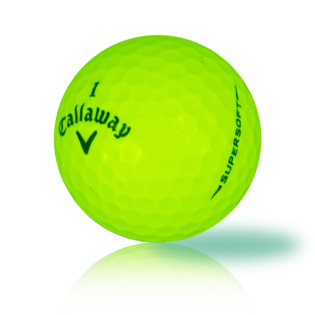 Callaway Supersoft Lime Used Golf Balls