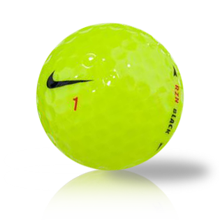 Nike RZN Black Yellow Used Golf Balls