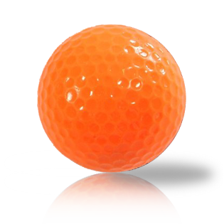 Orange Mix Used Golf Balls