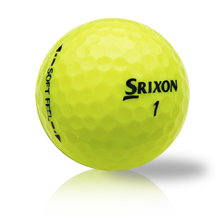 4 Dozen Srixon Soft Feel Yellow Used Golf Balls
