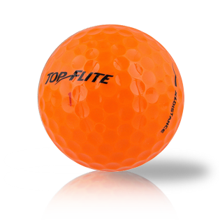 Top Flite Orange Mix Used Golf Balls