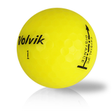 Volvik 3-Piece Distance Crystal Yellow Used Golf Balls