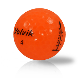 Volvik DS77 Distance Crystal Orange Used Golf Balls