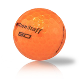 Wilson Staff Fifty Elite Orange Used Golf Balls